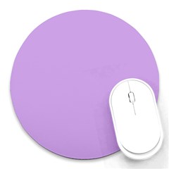 Luscious Lavender Hex #cca3e7 Round Mousepad by dressshop