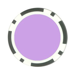 Luscious Lavender Hex #cca3e7 Poker Chip Card Guard by dressshop