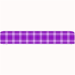 Purple Plaid Tartan 3 Small Bar Mat by dressshop