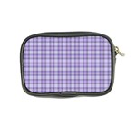 Purple Plaid Tartan 2 Coin Purse Back