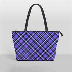 Blue Tartan Plaid 1 Diagonal Classic Shoulder Handbag by dressshop