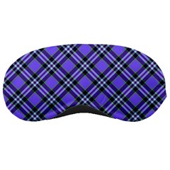 Blue Tartan Plaid 1 Diagonal Sleep Mask by dressshop