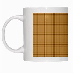 Autumn Fall Plaid Tartan 1 White Mug by dressshop