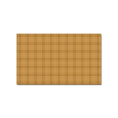 Autumn Fall Plaid Tartan 1 Sticker Rectangular (100 Pack) by dressshop