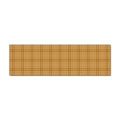 Autumn Fall Plaid Tartan 1 Sticker Bumper (100 Pack) by dressshop