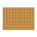 Autumn Fall Plaid Tartan 1 Sticker A4 (100 pack) Front