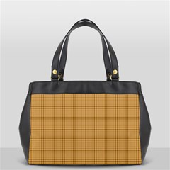 Autumn Fall Plaid Tartan 1 Oversize Office Handbag by dressshop