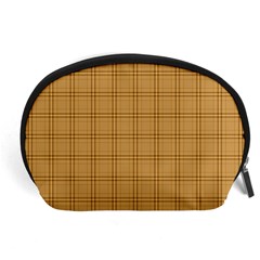 Autumn Fall Plaid Tartan 1 Accessory Pouch (large) by dressshop