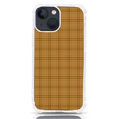 Autumn Fall Plaid Tartan 1 Iphone 13 Mini Tpu Uv Print Case by dressshop