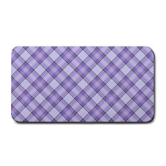 Purple Plaid Tartan 2 Diagonal Medium Bar Mat by dressshop