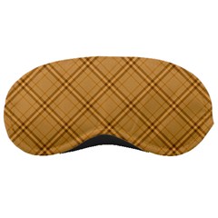 Autumn Fall Plaid Tartan 1 Diagonal Sleep Mask by dressshop