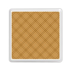 Autumn Fall Plaid Tartan 1 Diagonal Memory Card Reader (square) by dressshop