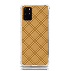 Autumn Fall Plaid Tartan 1 Diagonal Samsung Galaxy S20 Plus 6 7 Inch Tpu Uv Case by dressshop