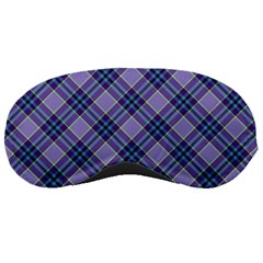 Purple Plaid Tartan 1 Diagonal Sleep Mask by dressshop