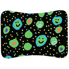 Doodle Dot Drawing Velour Seat Head Rest Cushion by Salmanaz77