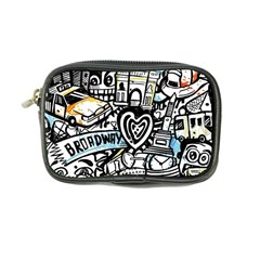 Doodle New York City Nyc Coin Purse by Salmanaz77