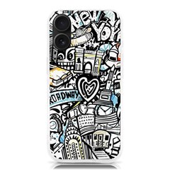 Doodle New York City Nyc Iphone 16 Tpu Uv Print Case by Salmanaz77