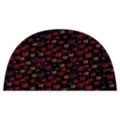 Pattern Ha Ha Ha  Abstract Black Dark Doodle Hahaha Pattern Physco Anti Scalding Pot Cap by Salmanaz77