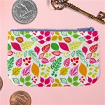 Leaves Pattern Seamless Texture Large Coin Purse Back