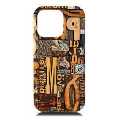 3d Letters Macro Wooden Letters Letters Textures Iphone 16 Pro Max Black Uv Print Pc Hardshell Case by Salmanaz77