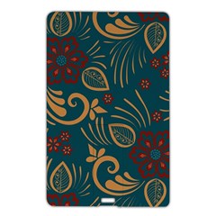 Flowers Floral Retro Flower Texture Name Card Style Usb Flash Drive by Salmanaz77