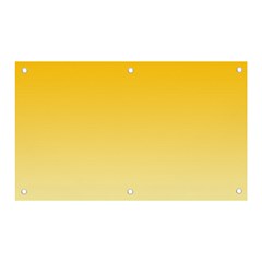 Amber Orange To Cream Yellow Linear Gradient Banner And Sign 5  X 3  by GradientsOmbre