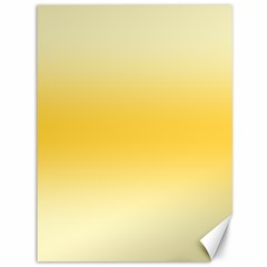 Cream Yellow To Amber Orange Bilinear Gradient Canvas 36  X 48  by GradientsOmbre