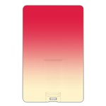 Crimson Red To Cream Yellow Linear Gradient Name Card Style USB Flash Drive Back