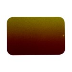 Electric Yellow To Burgundy Red Linear Gradient Open Lid Metal Box (Silver)   Front