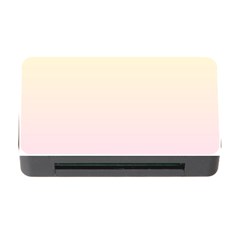 Cream Yellow To Pink Lace Linear Gradient Memory Card Reader With Cf by GradientsOmbre