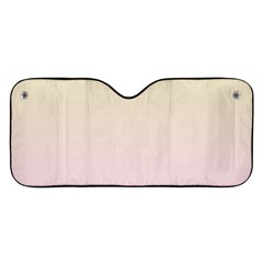 Cream Yellow To Pink Lace Linear Gradient Car Windshield Sunshade by GradientsOmbre