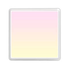 Pink Lace To Cream Yellow Linear Gradient Memory Card Reader (square) by GradientsOmbre