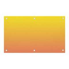 Electric Yellow To Coral Pink Linear Gradient Banner And Sign 5  X 3  by GradientsOmbre