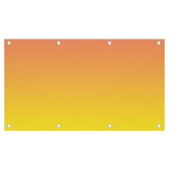 Coral Pink To Electric Yellow Linear Gradient Banner And Sign 7  X 4  by GradientsOmbre