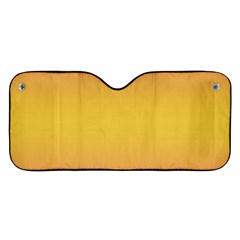 Coral Pink To Electric Yellow Bilinear Gradient Car Windshield Sunshade by GradientsOmbre