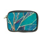 Aqua Batik, Abstract, Colorful Coin Purse Front