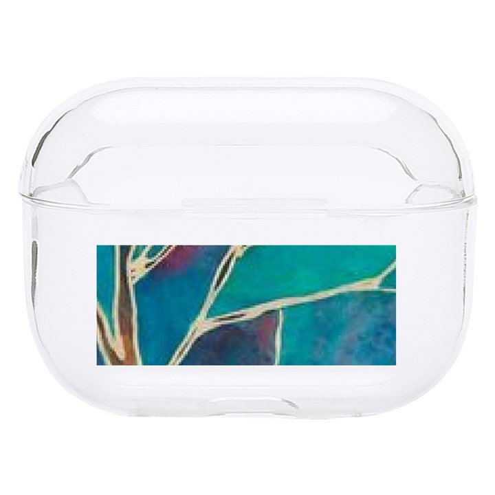 Aqua Batik, Abstract, Colorful Hard PC AirPods Pro Case