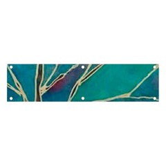 Aqua Batik, Abstract, Colorful Banner And Sign 4  X 1  by kyorashop23