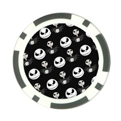 Jack Print, White, Before, Plain, Black, Simple, Christmas Poker Chip Card Guard (10 Pack) by kyorashop23