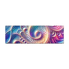 Abstract Fractal Art Swirl Pattern Sticker (bumper) by Salmanaz77