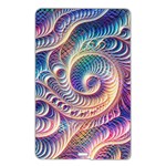 Abstract Fractal Art Swirl Pattern Name Card Style USB Flash Drive Front