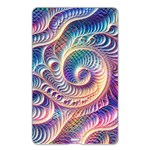 Abstract Fractal Art Swirl Pattern Name Card Style USB Flash Drive Back