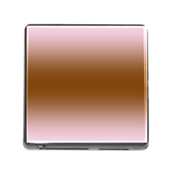 Pink Lace To Chocolate Brown Bilinear Gradient Memory Card Reader (square 5 Slot) by GradientsOmbre