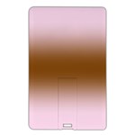 Pink Lace To Chocolate Brown Bilinear Gradient Name Card Style USB Flash Drive Front