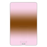 Pink Lace To Chocolate Brown Bilinear Gradient Name Card Style USB Flash Drive Back