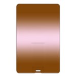 Chocolate Brown To Pink Lace Bilinear Gradient Name Card Style USB Flash Drive Back