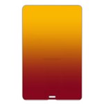 Amber Orange To Burgundy Red Linear Gradient Name Card Style USB Flash Drive Back