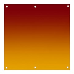 Burgundy Red To Amber Orange Linear Gradient Banner And Sign 3  X 3  by GradientsOmbre