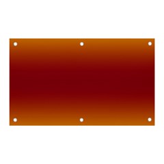 Amber Orange To Burgundy Red Bilinear Gradient Banner And Sign 5  X 3  by GradientsOmbre