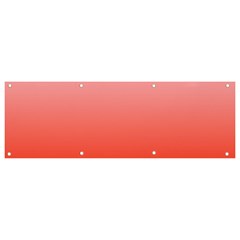 Pink Lace To Scarlet Red Linear Gradient Banner And Sign 9  X 3  by GradientsOmbre